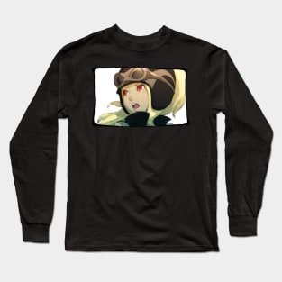 Gravity Rush - Kat Surprised Spy Portrait Long Sleeve T-Shirt